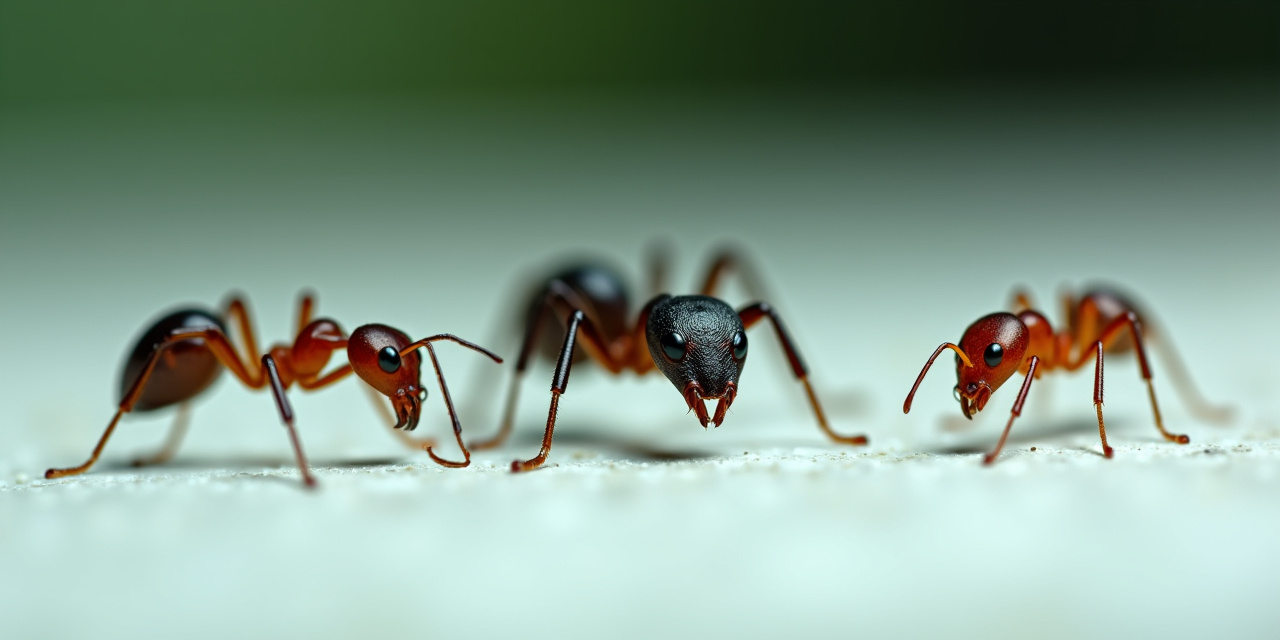 Close-up comparison of three common ant species found in Westchester homes