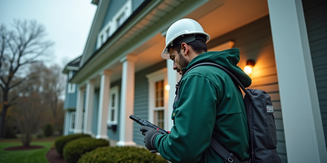 Side by side comparison of DIY pest control products and professional exterminator equipment