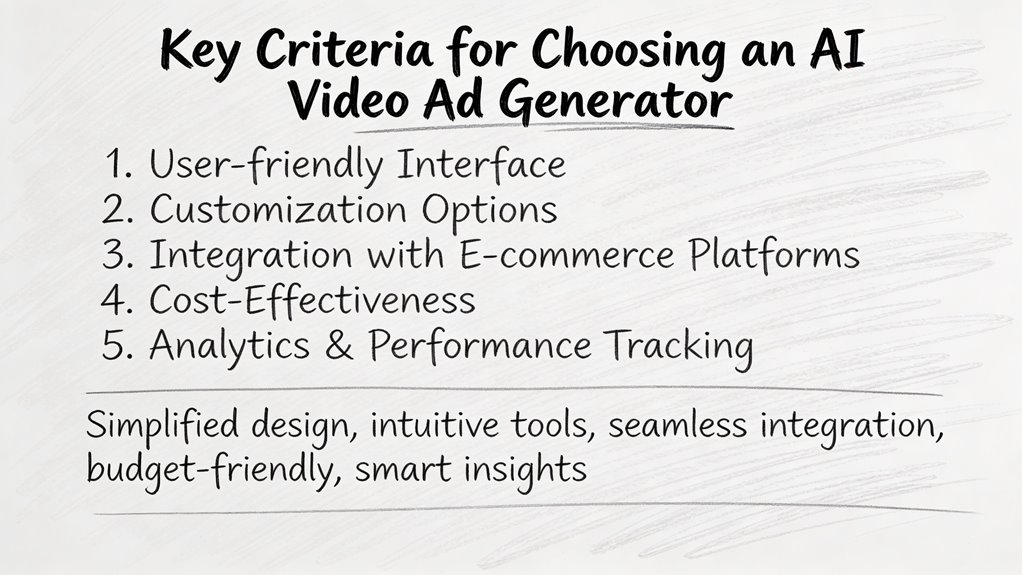 ai video ad selection criteria